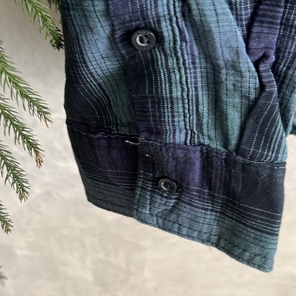 Hudson Jeans Mens Long Sleeve Shirt cut from 100% cotton with a straight Size XL - Picture 3 of 7